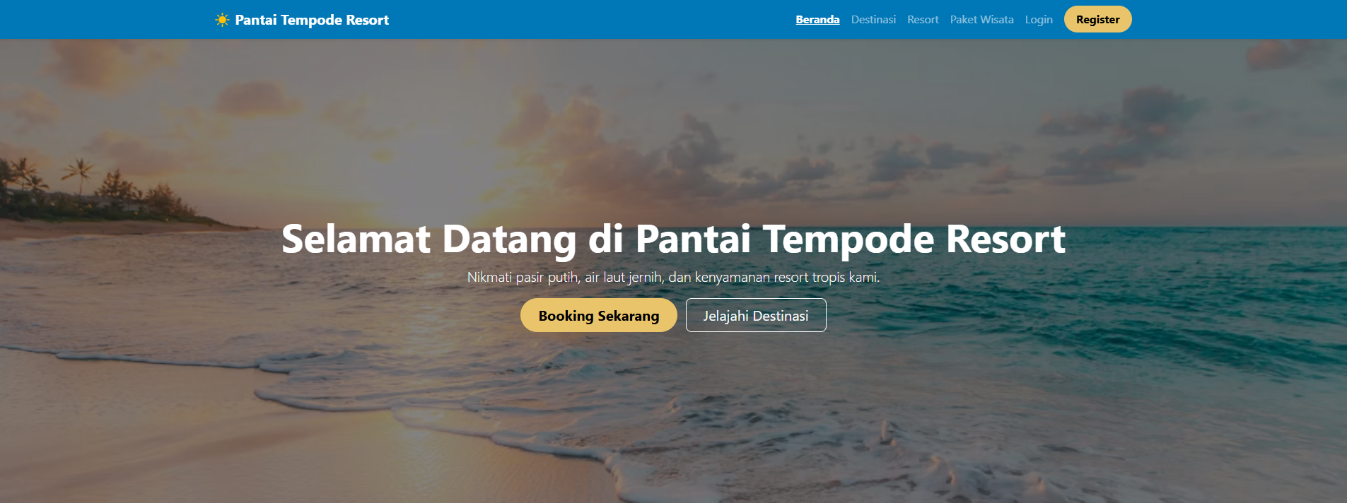 Pantai Tempode Resort